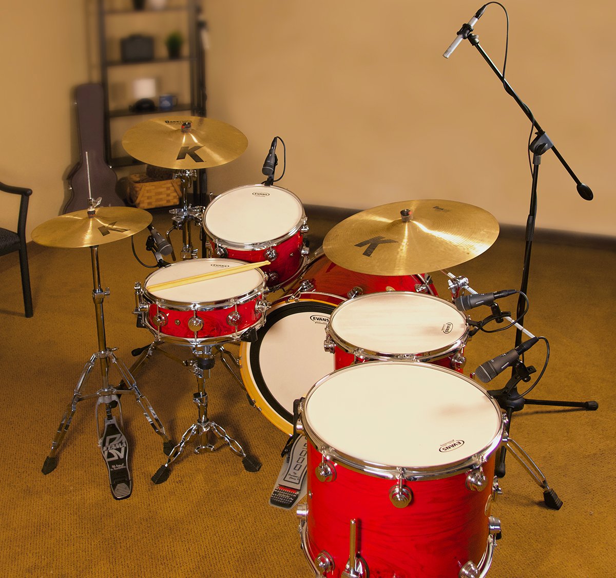 05 Mics On All Drums