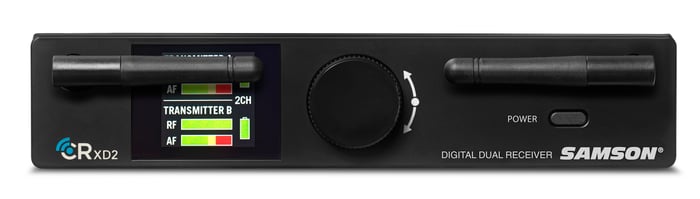 CONCERT XD2 CRXD2 Receiver Front Panel Antenna Down