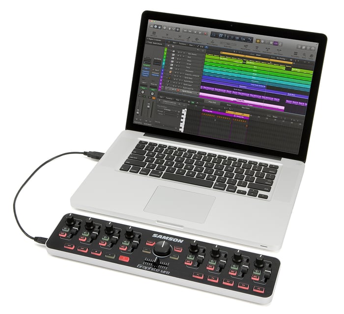 Graphite MF8 with laptop