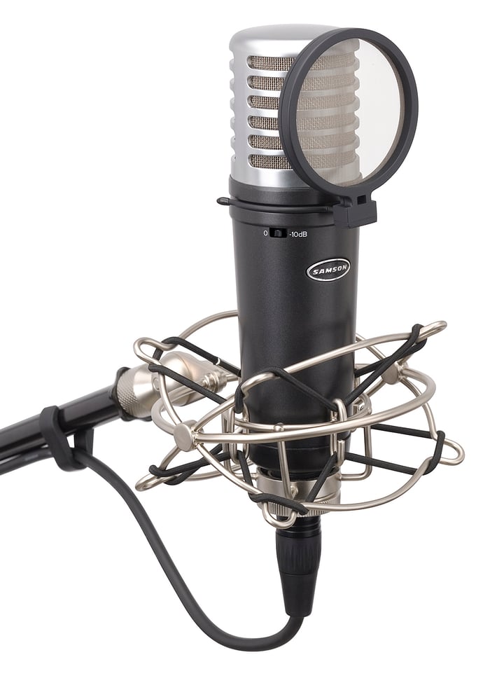 MTR201a with Shockmount and Pop Filter