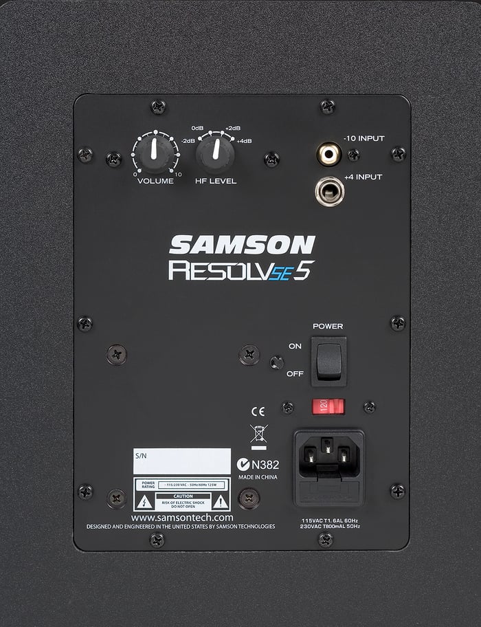 Resolve SE5 back panel