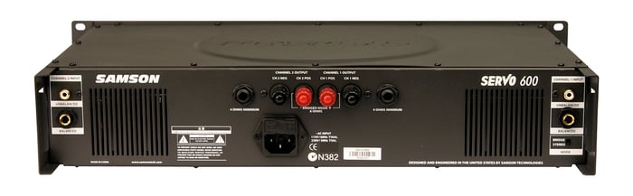 Servo 600 rear panel